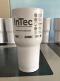 30 oz Stainless Steel Tumbler - WHITE