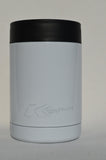 12oz Stainless Bottle/Can Koozie - WHITE