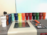 Custom 30oz Stainless Steel Tumbler POWDER COATED - TRANSPARENT COPPER