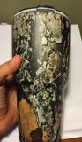 30 oz Stainless Steel Tumbler - PINE FOREST CAMO